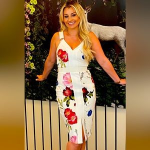 Beautiful white Ted Baker dress